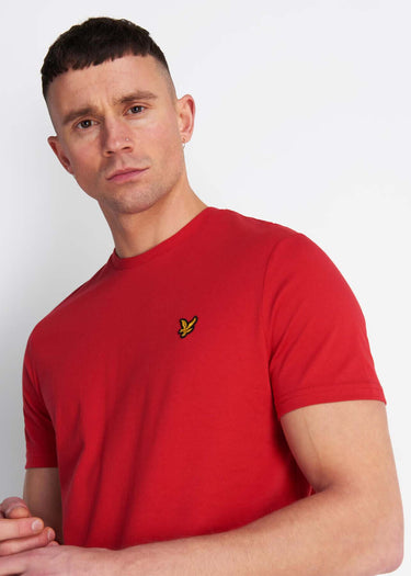 Lyle & Scott T-shirts  Crew neck t-shirt - gala red 