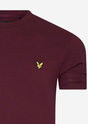 Lyle & Scott T-shirts  Plain t-shirt - merlot 