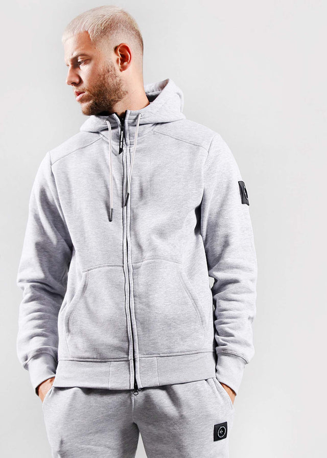 Marshall Artist Sweatjacken  Siren fz hood - grey marl 