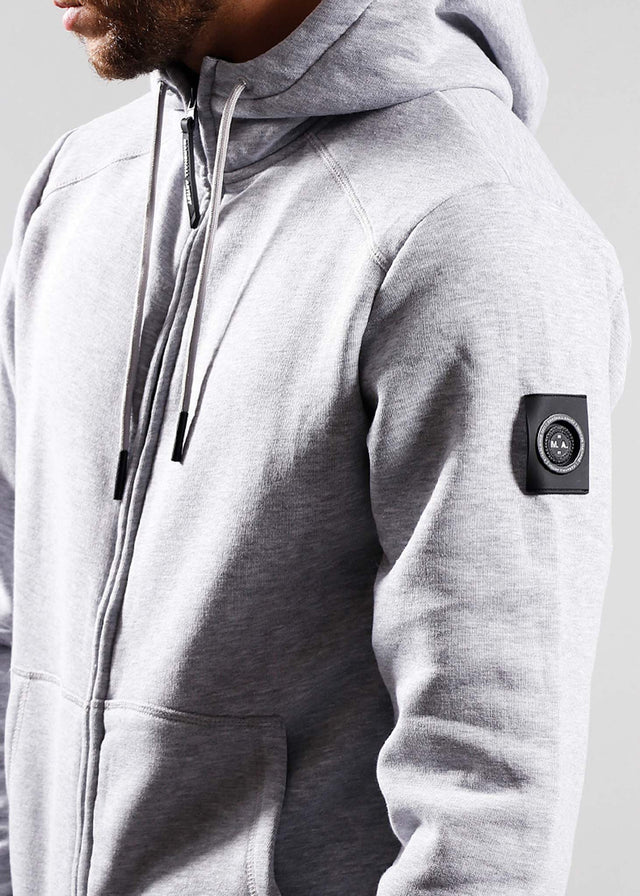 Marshall Artist Sweatjacken  Siren fz hood - grey marl 