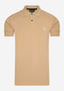 MA.Strum Polo's  SS pique polo - sand 