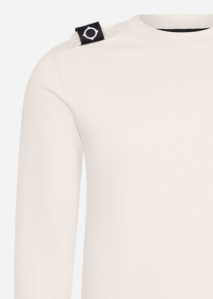 MA.Strum Truien  Core crew sweat - aluminium 