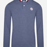 Peaceful Hooligan Longsleeve Polo's  Ledge polo - indigo 