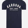 Barbour T-shirts  Ridge logo tee - navy 