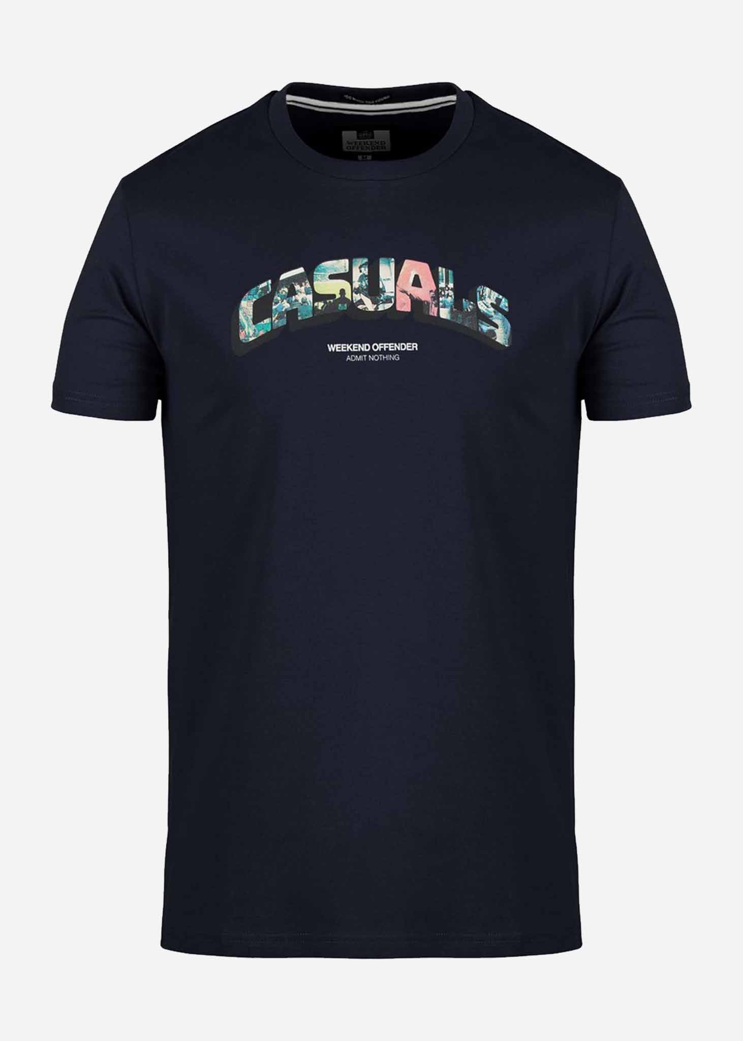 Weekend Offender T-shirts  Saturday - navy 