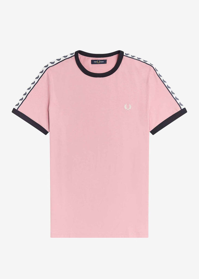 Fred Perry T-Shirts  Taped ringer t-shirt - chalky pink 