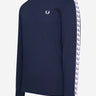 Fred Perry Longsleeve Tees  Taped longsleeve tee - carbon blue 