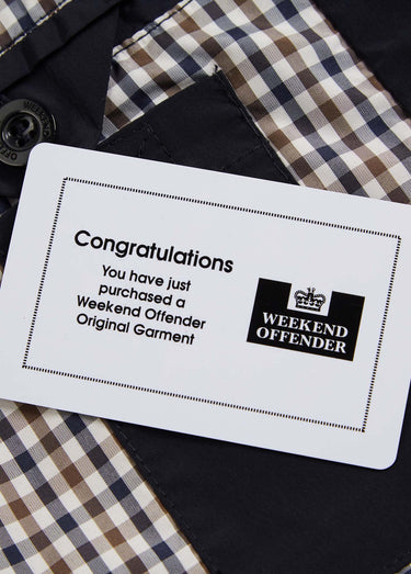 Weekend Offender Jassen  Coronado - navy + free bucket hat 