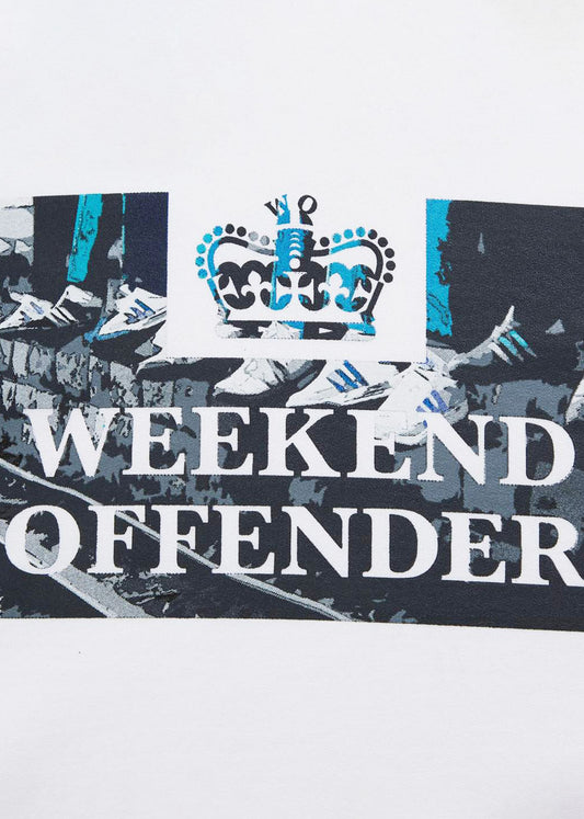 Weekend Offender Hoodies  Saturdays hoodie - white 