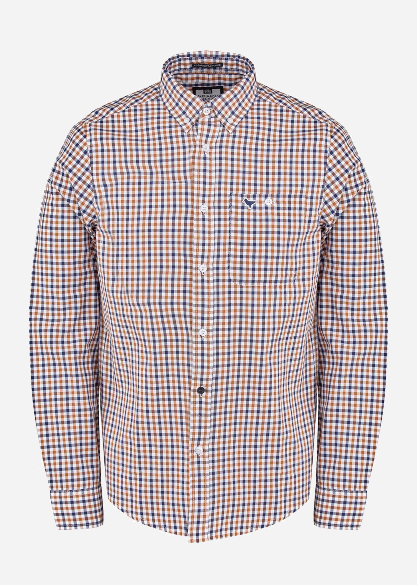 Weekend Offender Overhemden  Check shirt - Woody check 