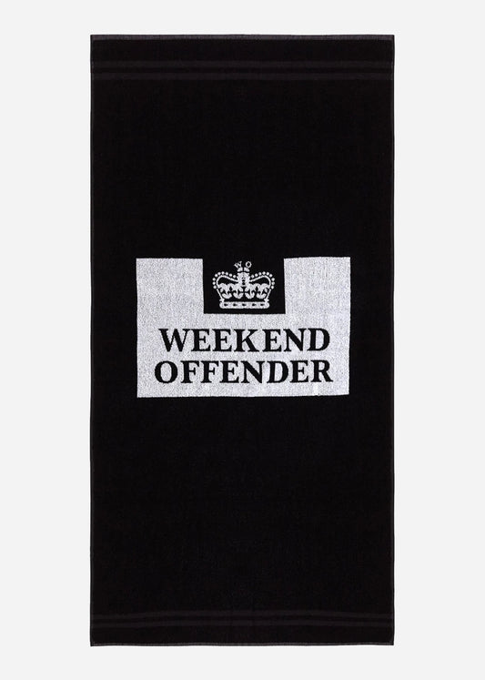Weekend Offender Strandaccessoires  Towel weekend offender - black 