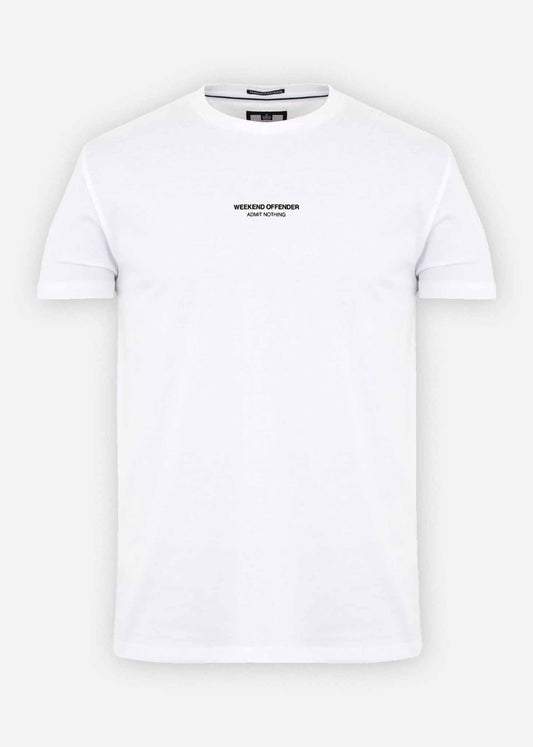 Weekend Offender T-shirts  WO tee - white 