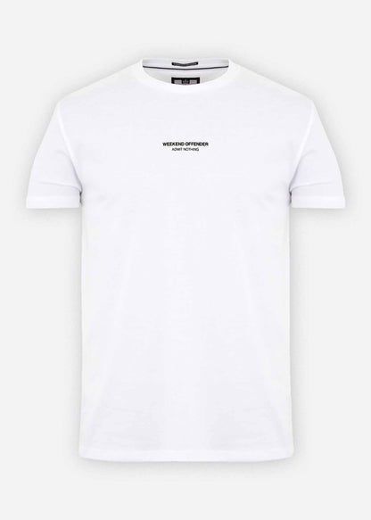 Weekend Offender T-shirts  WO tee - white 